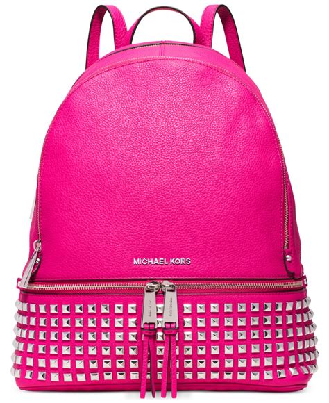 michael kohrbackpack pink woman's